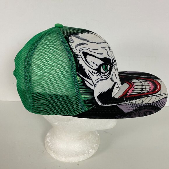 The Joker DC Comics Snapback Hat Green All Over Print - Picture 5 of 9